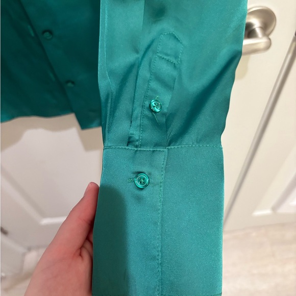 Banana Republic Green Button Down Shirt - Picture 3 of 5